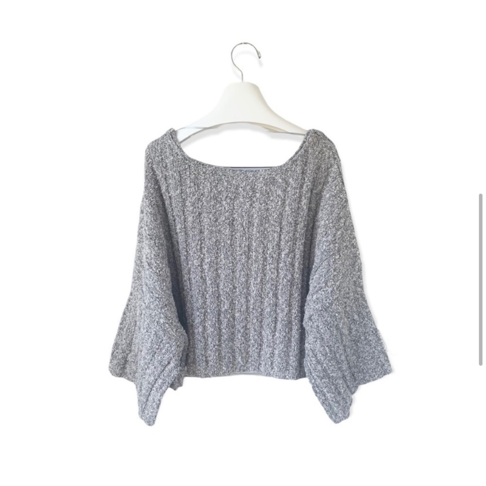 NWT Free People Oversized Cropped Sweater - Picture 15 of 16